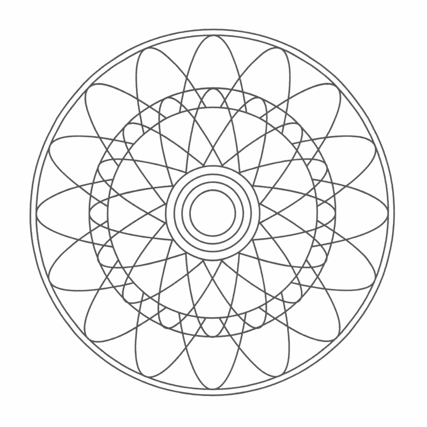 Mein dicker Mandala Malblock - Malen und Entspannen ab 4 Jahren