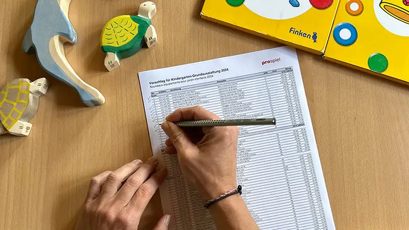 Neueinrichtungsliste