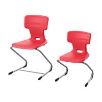 Luftpolsterstuhl Kiboo Z-Form, Sitzhöhe 46 cm