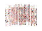 Strassstein-Sticker, 12 Bogen