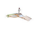 Treppe mit Teppichbelag, B 78,8 x H 22 x T 39,4 cm