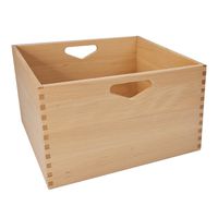 Materialkasten natur, B 35 x H 20,8 x T 35 cm