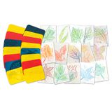 200.122.600 - Rubbel-Platten Laubblätter, 16 Stk.