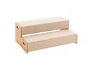 Treppe mit Teppichbelag, B 78,8 x H 22 x T 39,4 cm