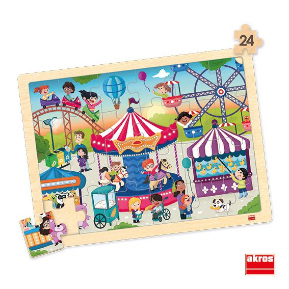Puzzles Freizeit, 4x 24 Teile
