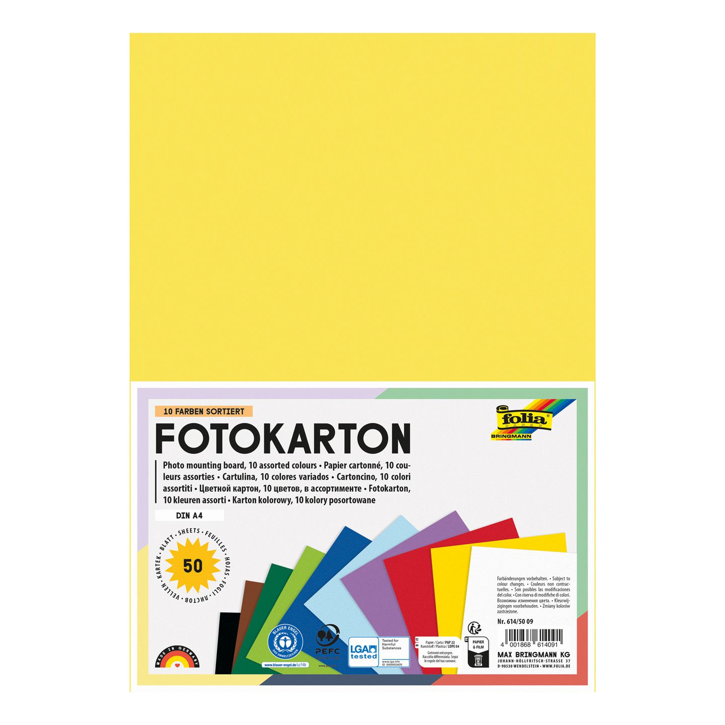 Fotokarton, matt, A4 50 Blatt