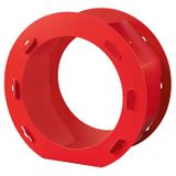 212.634.430 - Laternen Rohlinge rund, rot, 5 Stück