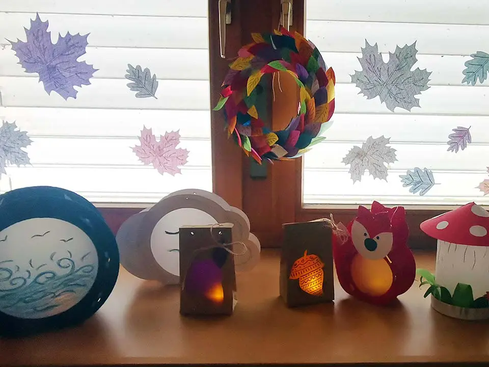 Laternen basteln