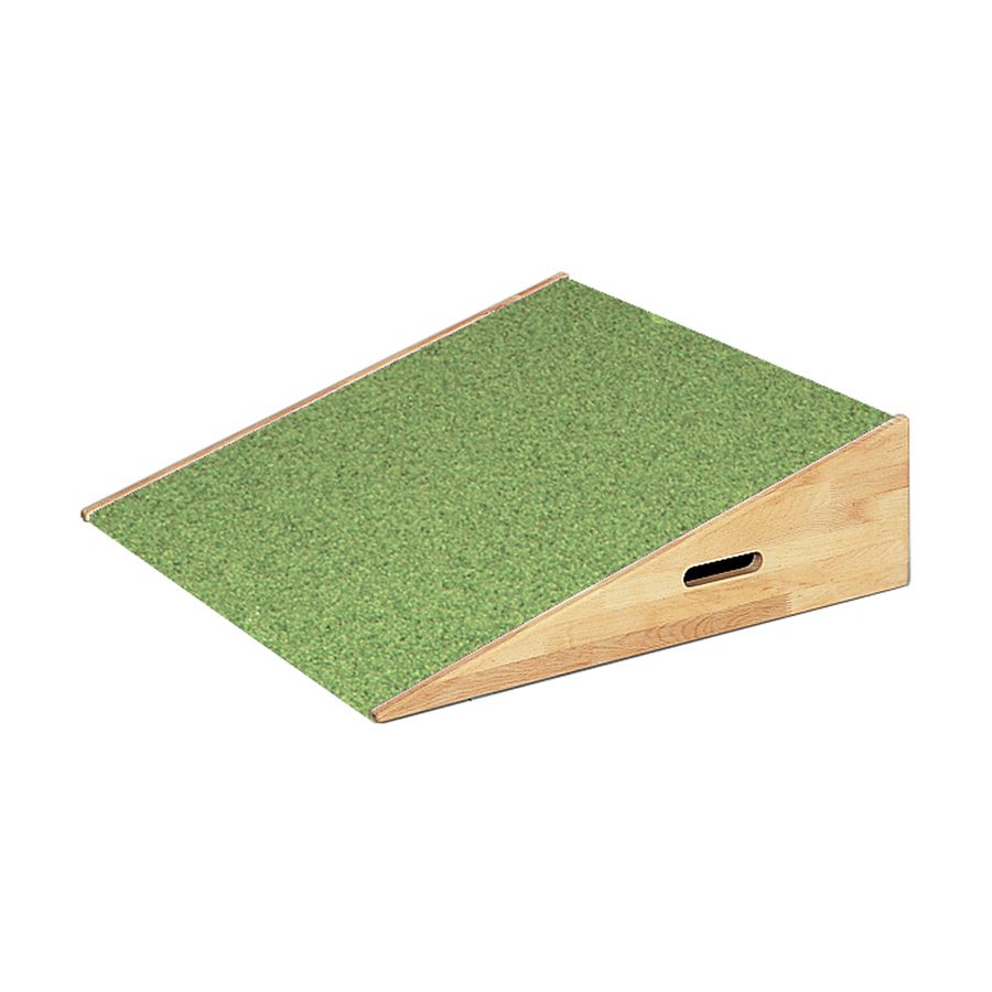 Niedriges Quadrat-Podest-Rampe mit Teppichbelag, B 78,8 x H  22 x T 78,8 cm