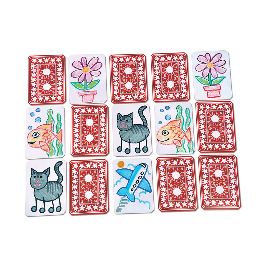 Spielkarten blanko, 60 Stk.