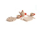 Geschirrset natur, 16 Teile