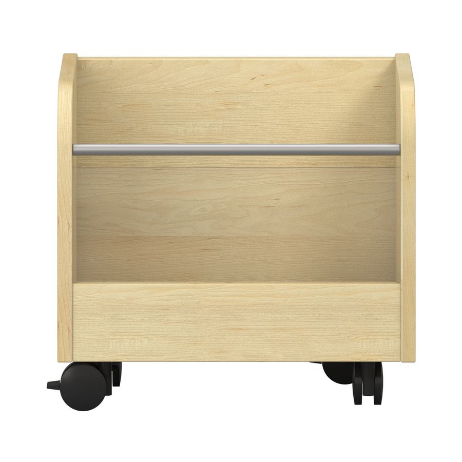 Pureo Rollkasten hoch Furnier, mit Acryleinsatz, B 45,8 x H 42,4 x T 30,5 cm