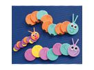 Moosgummi rund assortiert 200 Stk.