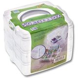 113.011.600 - Sortierbox transparent 15 x 15 x 12,5 cm