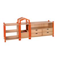 Stollenregalsystem ALEX
B 202 x H 60/82 x T 40 cm