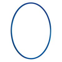 Gymnastikreifen Kunststoff blau, Ø 70 cm