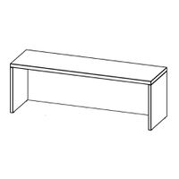 Sitzbank, B 100 x SH 35 x T 30 cm
