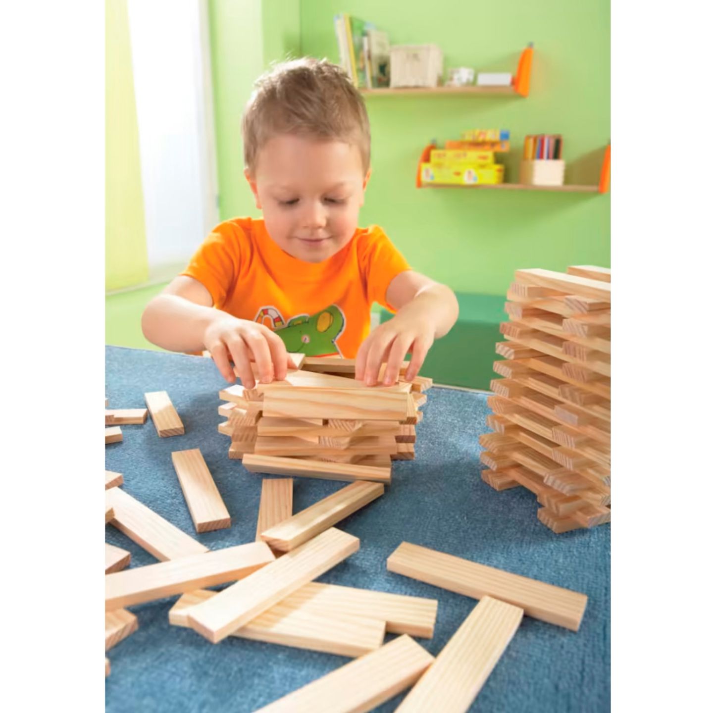 Kapla Bauholz, 200 Stk. in Kartontrommel