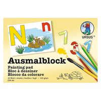 Ausmalblock Buchstaben und Zahlen