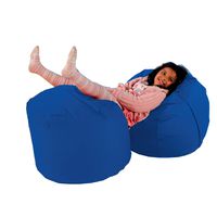 Chillout Bag Rund Medium blau