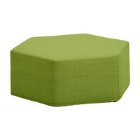 Polster Sechseck mit Stoffbezug, Ø ca. 90 cm, H 33 cm