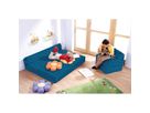 Klappsofa in SG51 frühlingsgrün, B 150 x Sitzhöhe 34 x T 60 cm