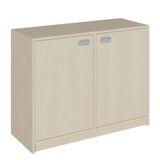 460.001.999K - Doppeltürenschrank mit Sockel, mit Mittelwand, 4 Einlegeböden, B 102 x H 80 x T 40 cm