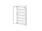 Doppeltürenschrank, B 100 x H 226 x T 40 cm