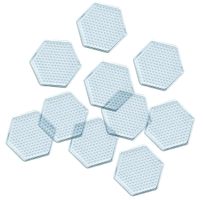 Steckplatten 10 Stk. Sechseck