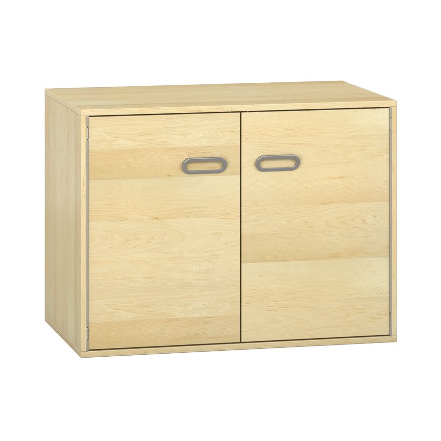 Pureo Doppeltürenschrank Furnier, B 100 x H 75 x T 60 cm