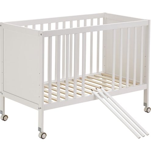 Gitterbett weiss