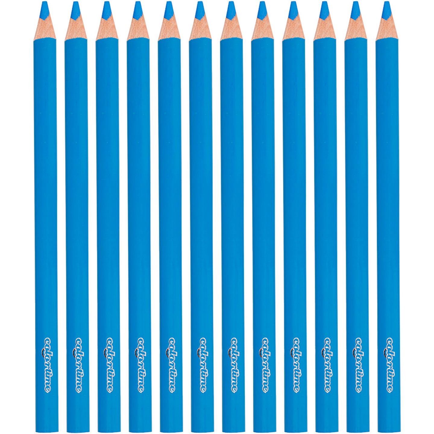 Einzelfarben Colortime Jumbo, Mine Ø 5 mm, hellblau 12 Stk.