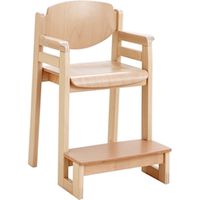 Sicherheitsstuhl Favorit XL natur, für Tischhöhe 59 cm, Sitzhöhe 26 cm