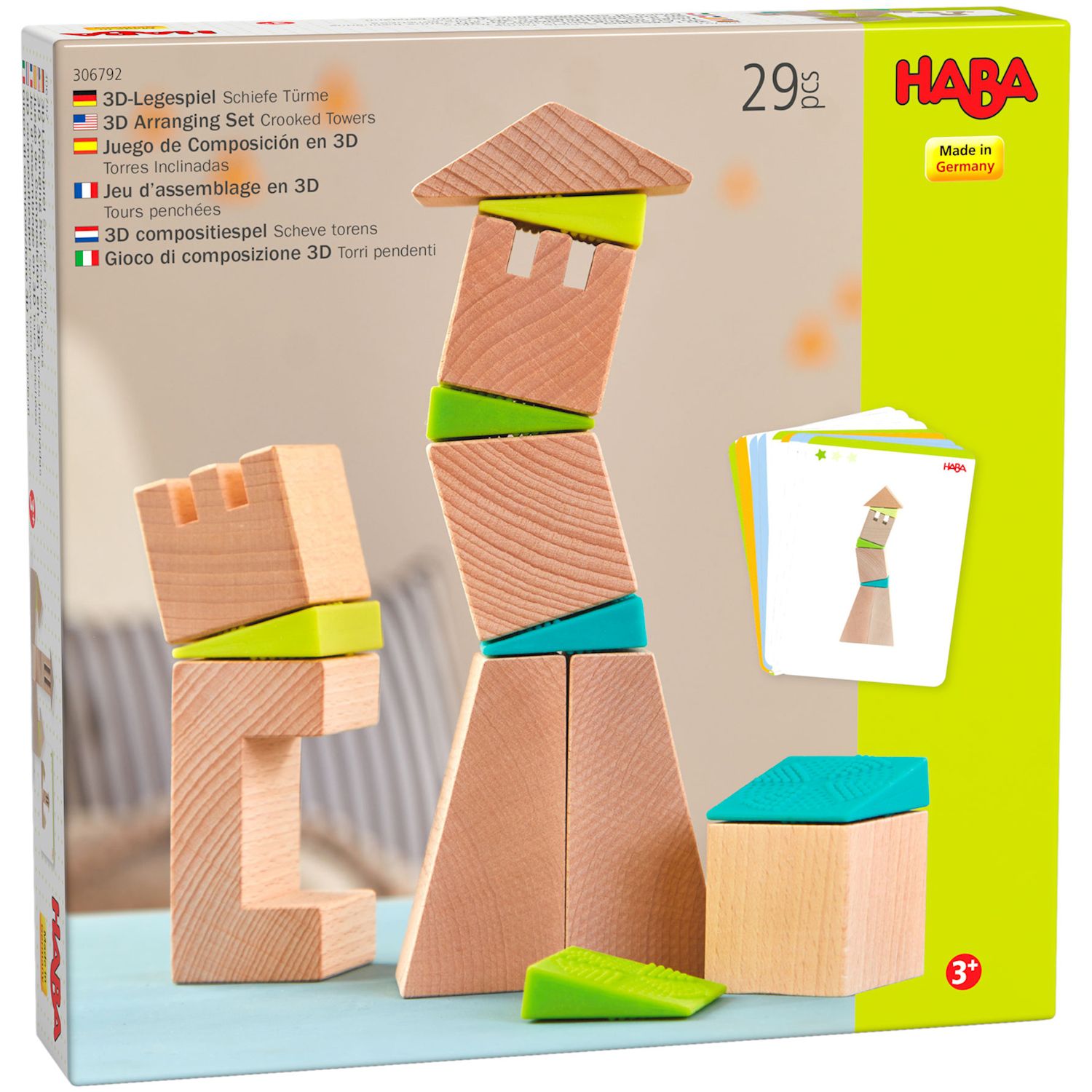 3D-Legespiel Schiefe Türme