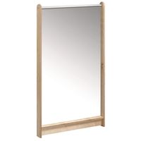 Mittlere Trennwand Spiegel / Magnet, B 80 x H 136 cm
