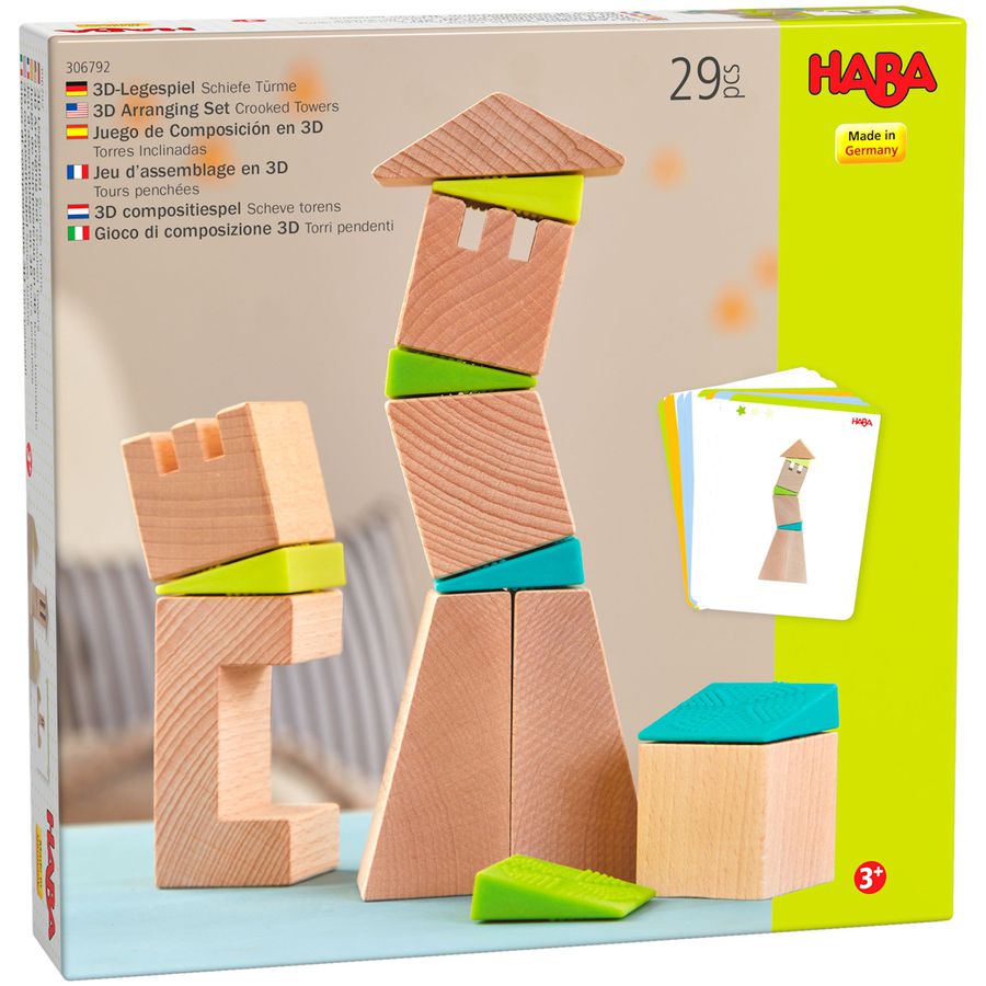 3D-Legespiel Schiefe Türme