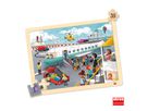 Puzzles Transport, 4x 35 Teile