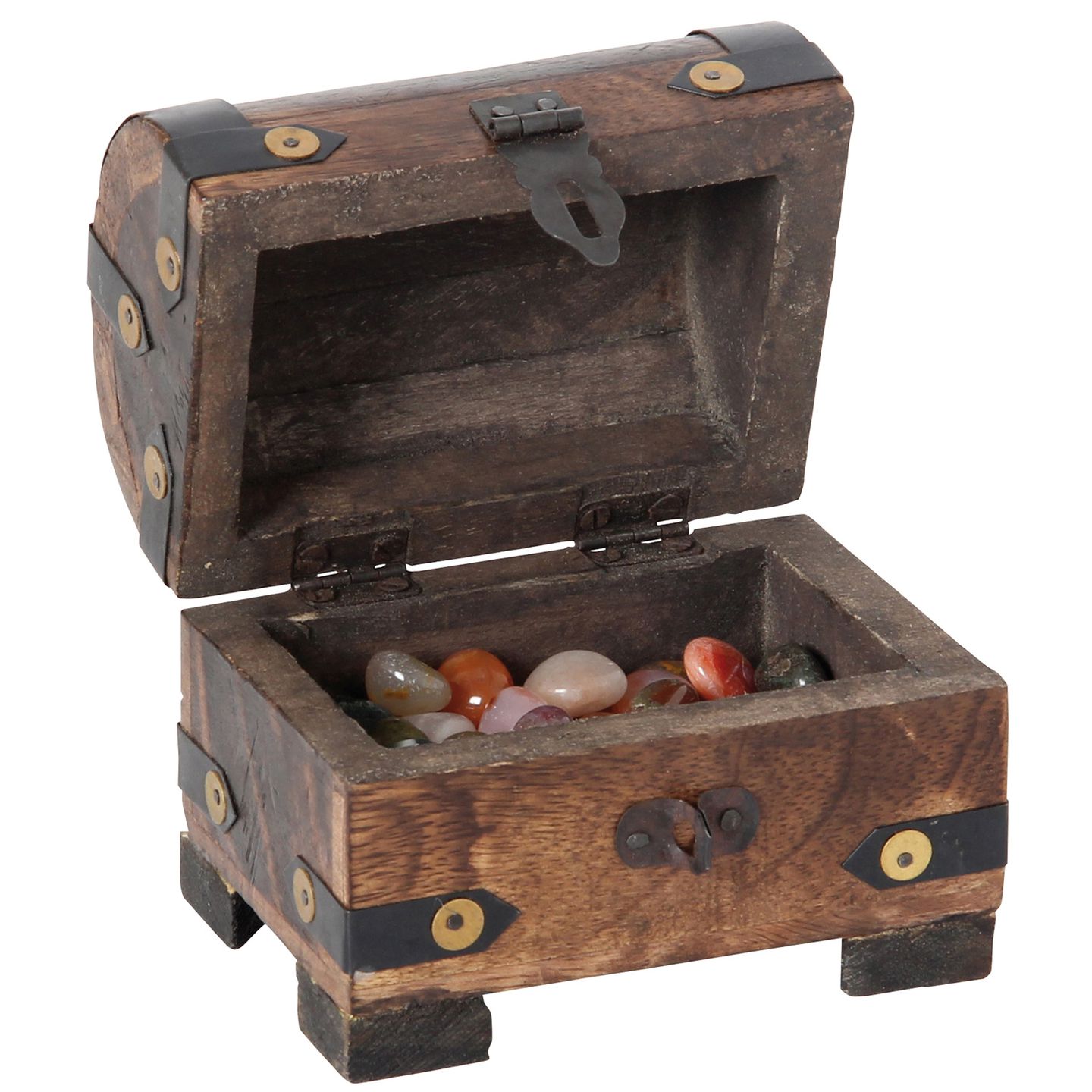 Edelsteintruhe gefüllt