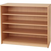 Regalschrank offen Forminant Dekor mit 3 Einlegeböden, B 100 x H 83,6 x T 39,4 cm