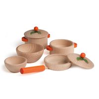 Kochset natur, 7 Teile