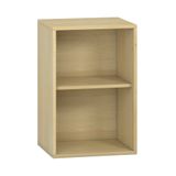 444.011.995K - Pureo Regalschrank offen Furnier, B  50 x H 75 x T 42 cm