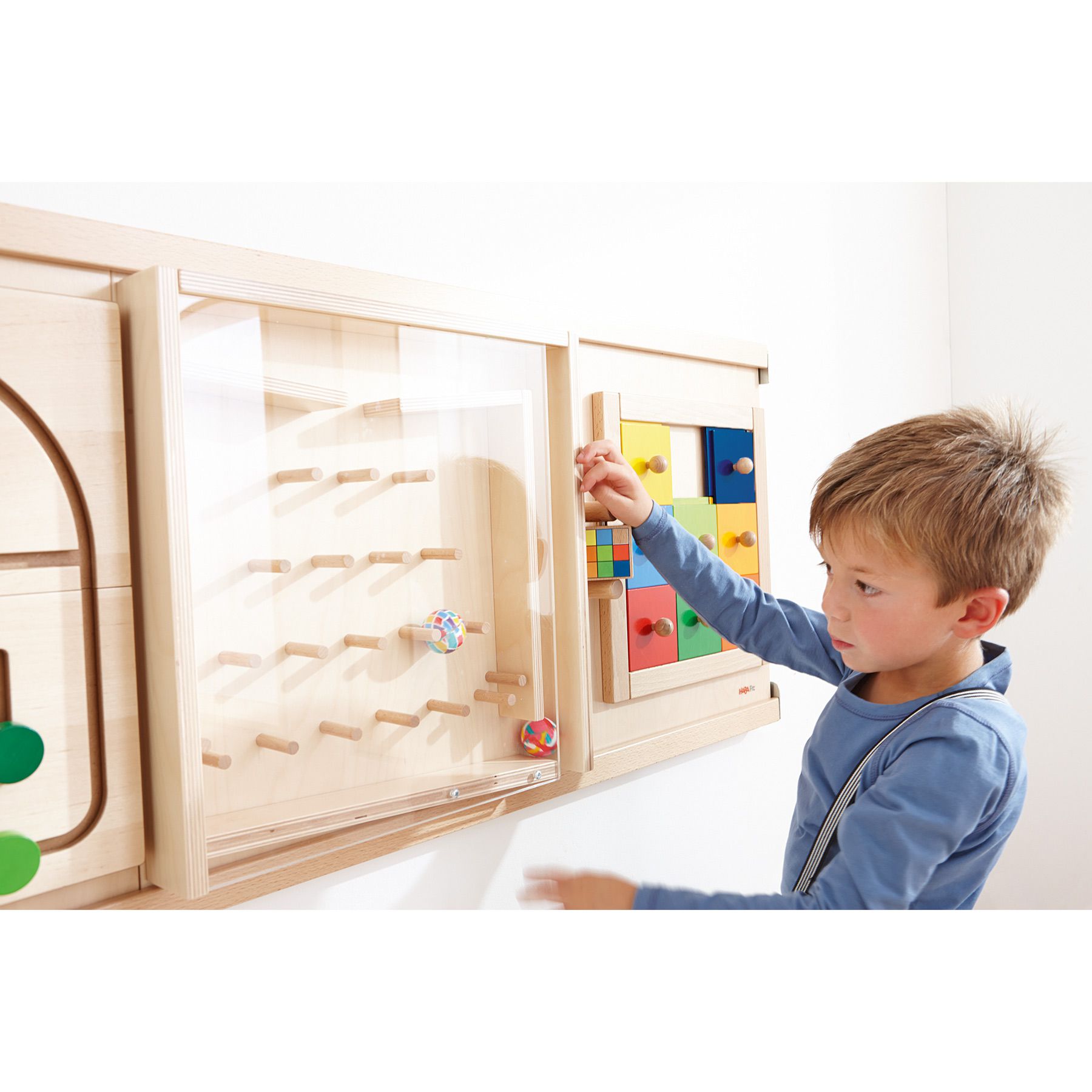 Sinnesplatte Bunte Quadrate