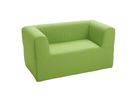 Kindergarten-Sofa 2-Sitzer mit Kunstlederbezug, Sitzhöhe 30 cm