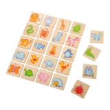 112.312.000 - Erkennungsschilder Holz, Tiere, 24 Stk.