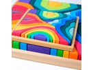 Vier Elemente Baukasten gross 46 x 47 x 6 cm, 23 Teile
