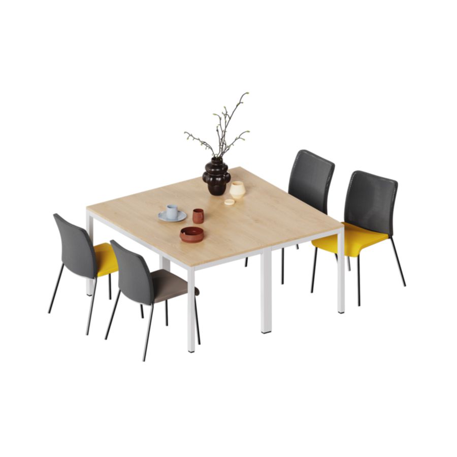 Rechtecktisch, B 200 x H 72 x T 100 cm, Melaminharz-Belag