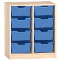 Eigentumsschrank offen variado, B 72 x H 80,6 x T 43,5 cm, P1F Buche, SOST Holzsockel