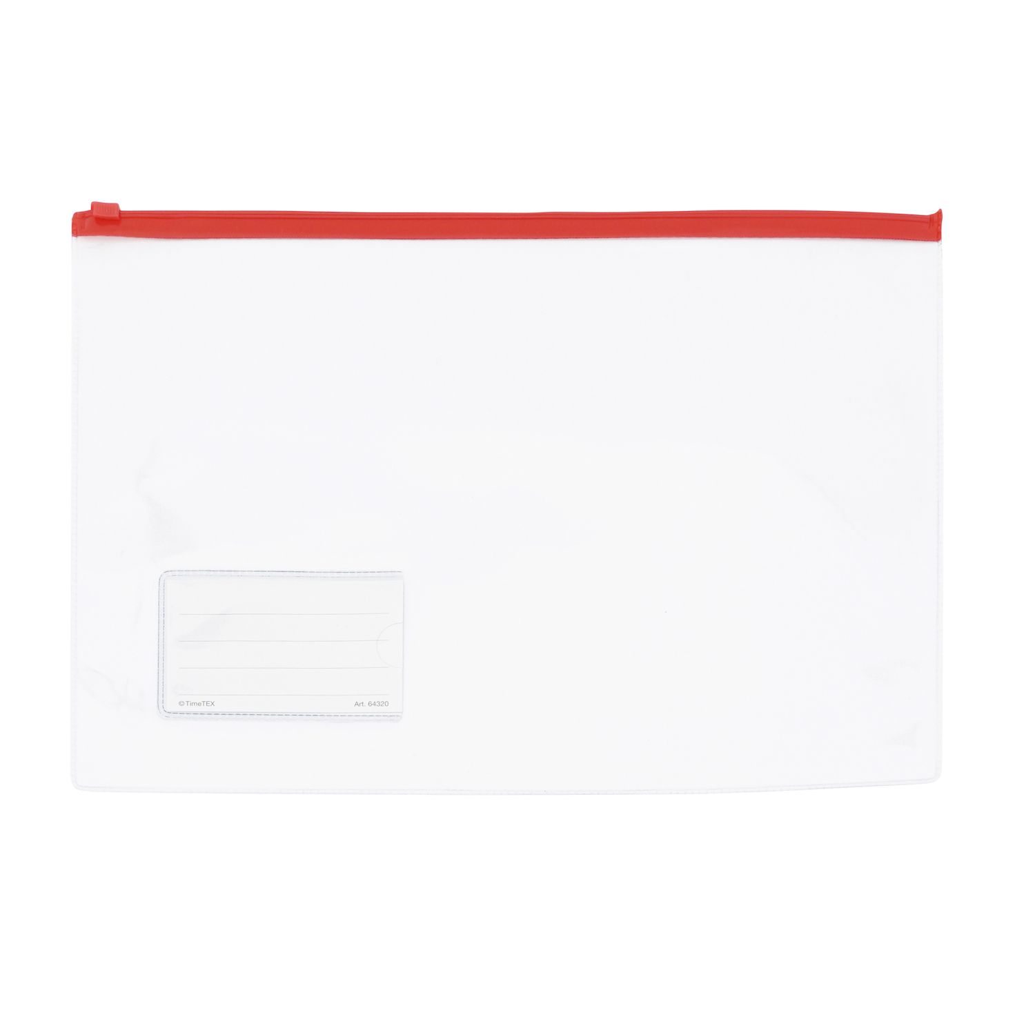 Set Utensilien-Taschen A4 transparent, 5 Stück