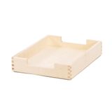 410.006.334 - Eigentumskasten klein, B 27 x H 6,3 x T 34,5 cm, Eiche massiv