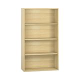 444.013.041K - Pureo Regalschrank offen, Furnier
mit 1 Konstruktionsboden und 2 Einlegeböden
B 100 x H 175 x T 42 cm